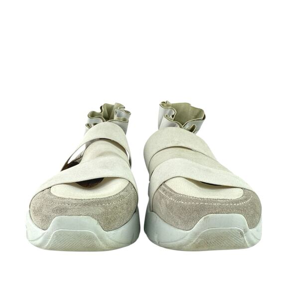 Emilio Pucci Night Glitter Multicolor Ruffle Elastic Slip-On Sneakers Shoes Sz 6 - Picture 2 of 7